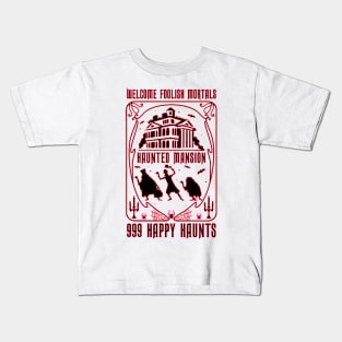 Vintage The Haunted Housem Kids T-Shirt